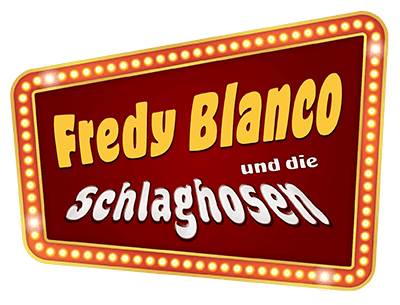 Logo Fredy Blanco und die Schlaghosen - farbig